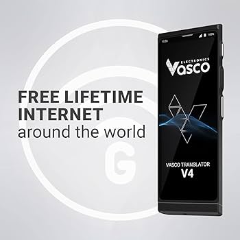 Vasco V4 Language Translator Device | 108 Languages | Free Lifetime  Internet for Translations in Almost 200 Countries | Model 2022